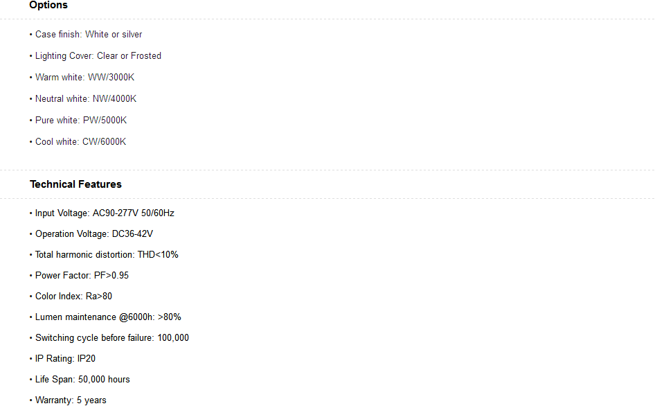 wall suspended led slim batten 65w SMD2835